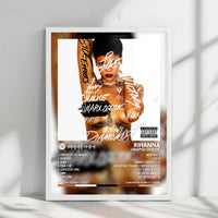 Rihanna "Unapologetic" Album Cover Poster - with Complete Tracklist
