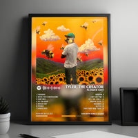 Tyler, The Creator "Flower Boy" Album Cover Poster - with Complete Tracklist