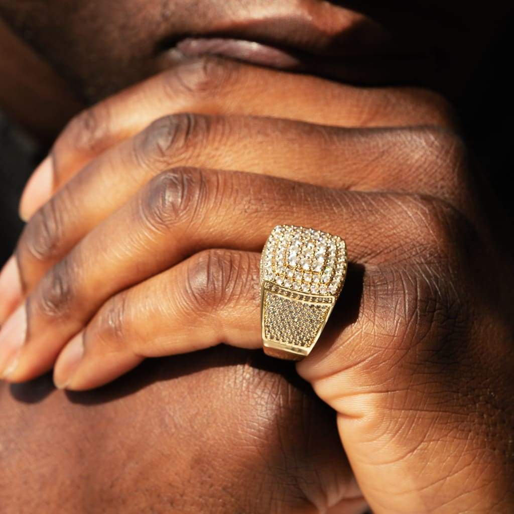 Iced Miami Ring (Gold)