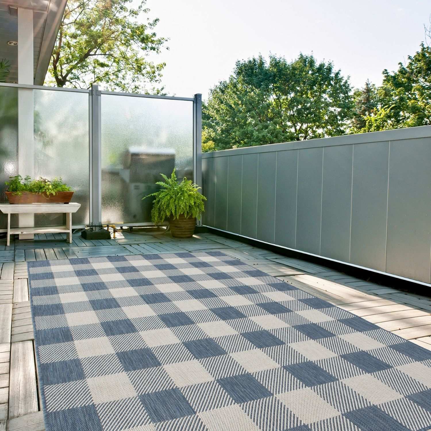 Ecology Outdoor Rug Blue | 700BLU