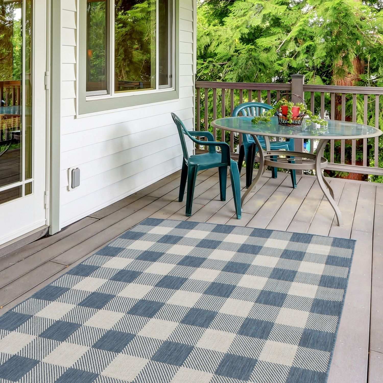 Ecology Outdoor Rug Blue | 700BLU