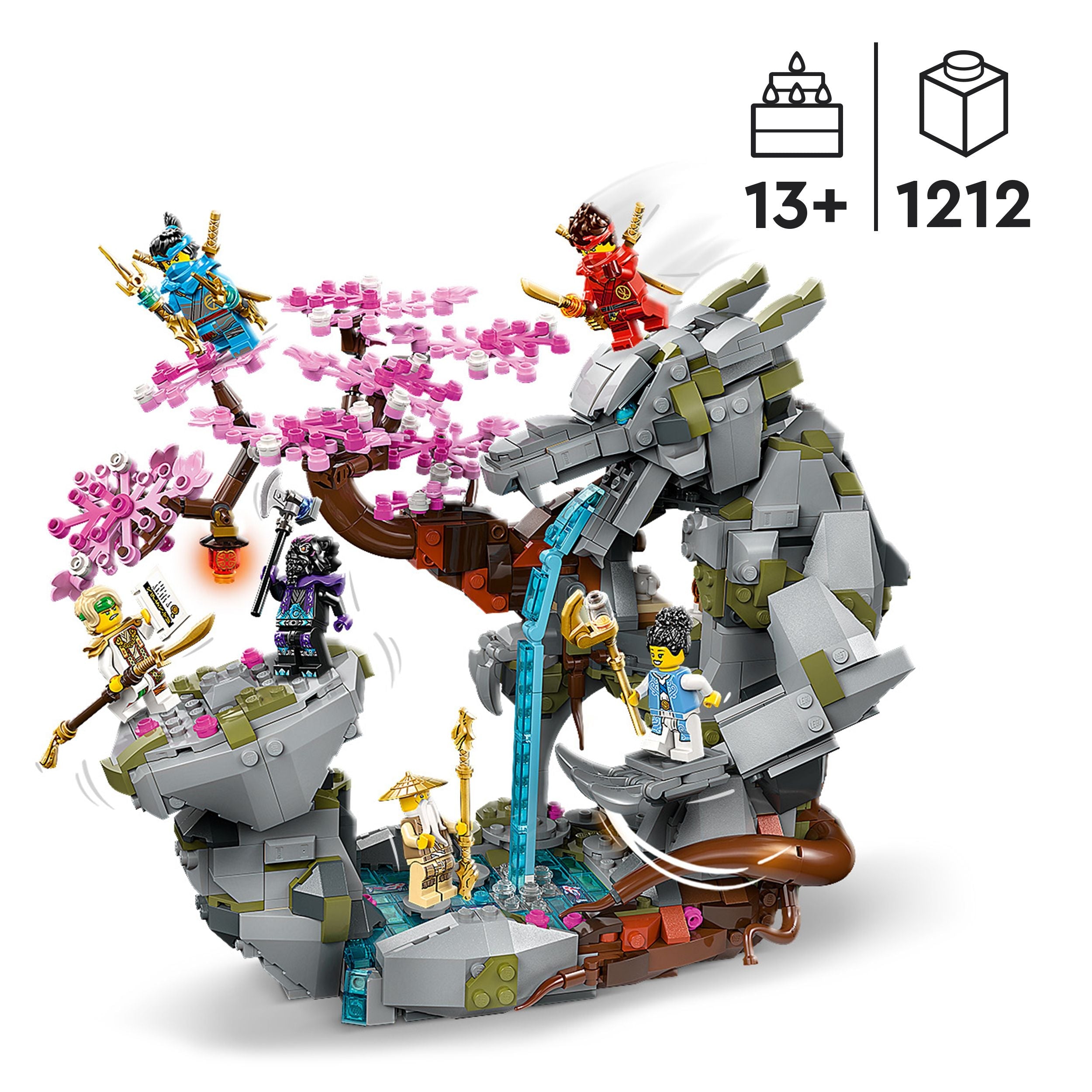 Lego Ninjago 71819 Dragon Stone Shrine for Teenagers Ages 13 and Up