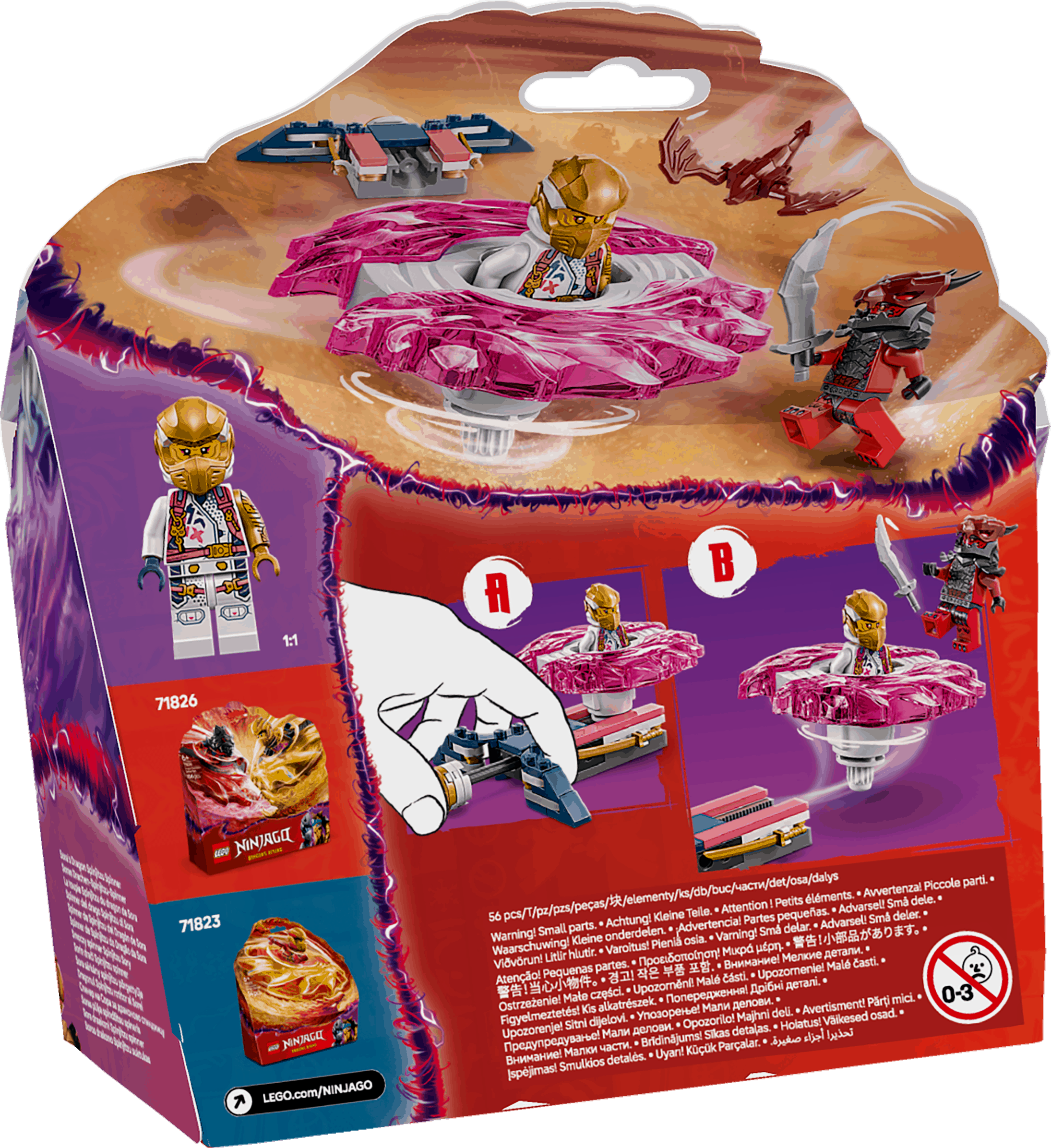 Lego Ninjago 71824 Sora's Dragon Spinjitzu Spinner Playset for Ages 6+