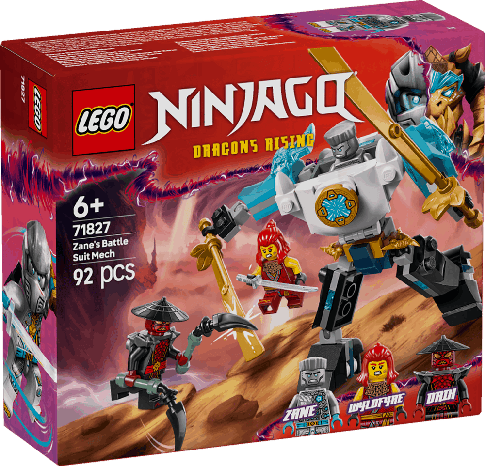 Lego Ninjago 71827 Zane's Battle Suit Mech Playset for Ages 6 and Up