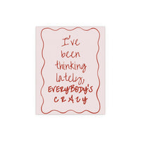 Olivia Dean - Everybody's Crazy (Pink & Red)