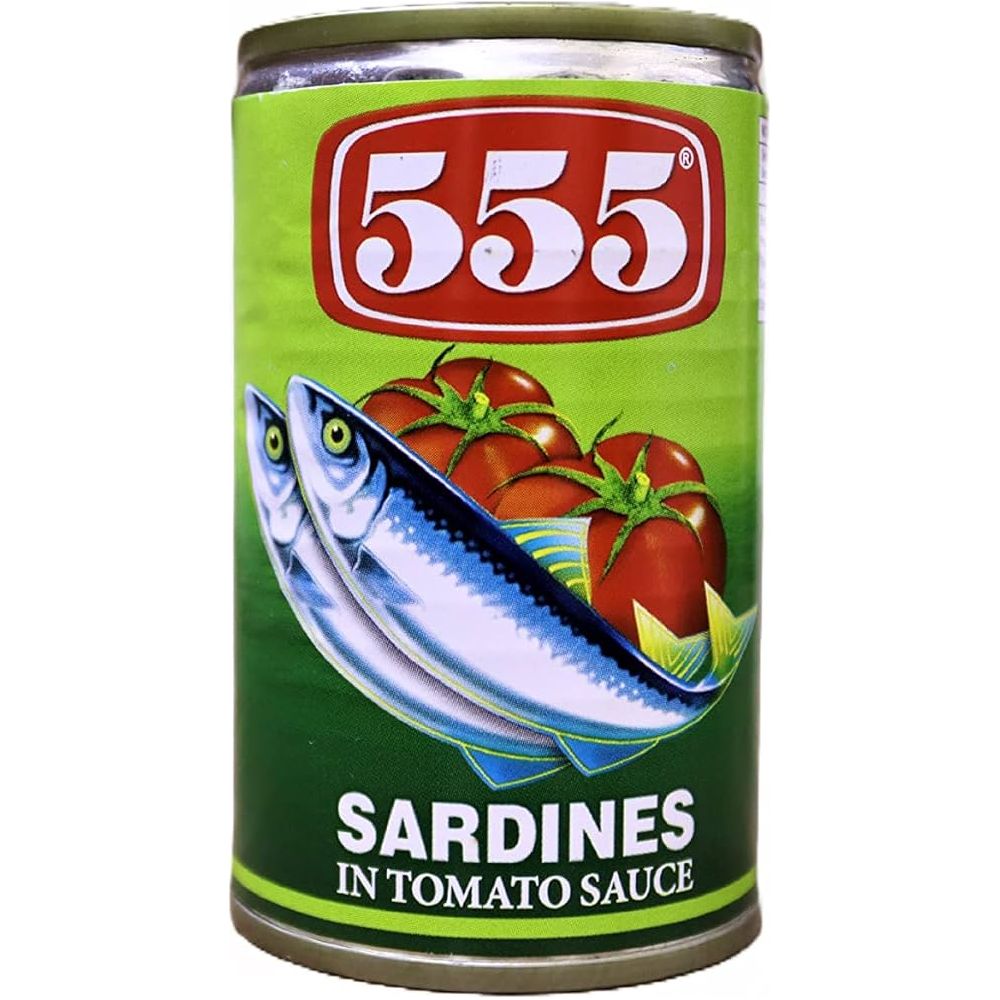 555 Sardines In Tomato Sauce 155g