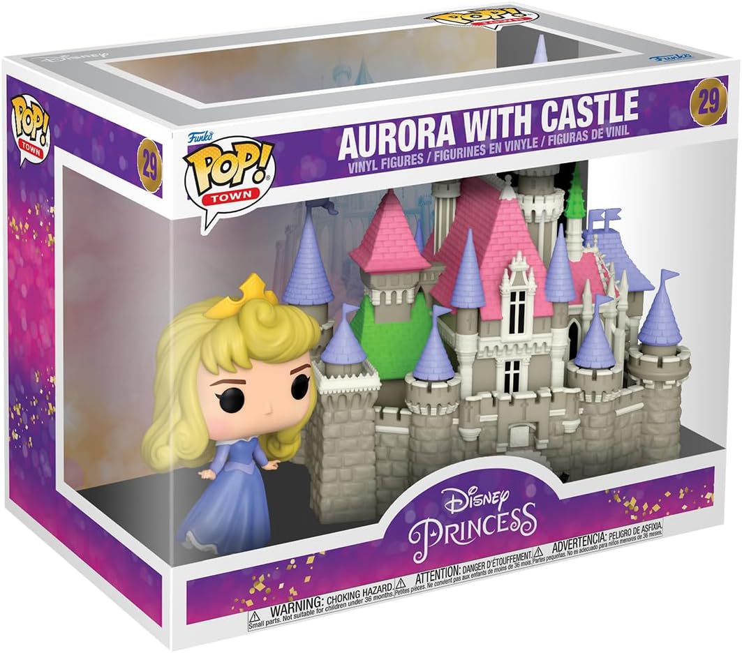 Funko POP! Town: Ultimate Princess - Princess Aurora With Castle