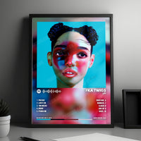 FKA twigs "LP1" Album Cover Poster - with Complete Tracklist