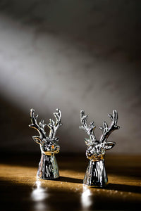 Stag Head Salt and Pepper Shaker Pots