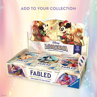 Disney Lorcana Trading Card Game - Fabled Booster Pack Display (24) - Set 9
