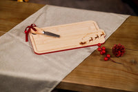 Christmas Wooden Santa Sleigh Cheese Board