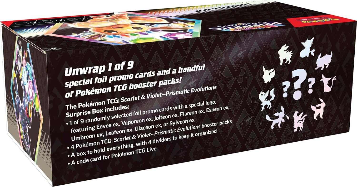 Pokemon TCG: Scarlet & Violet 8.5 - Prismatic Evolutions – Surprise Box Collection