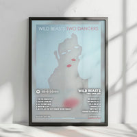 Wild Beasts "Two Dancers" Album Cover Poster - with Complete Tracklist