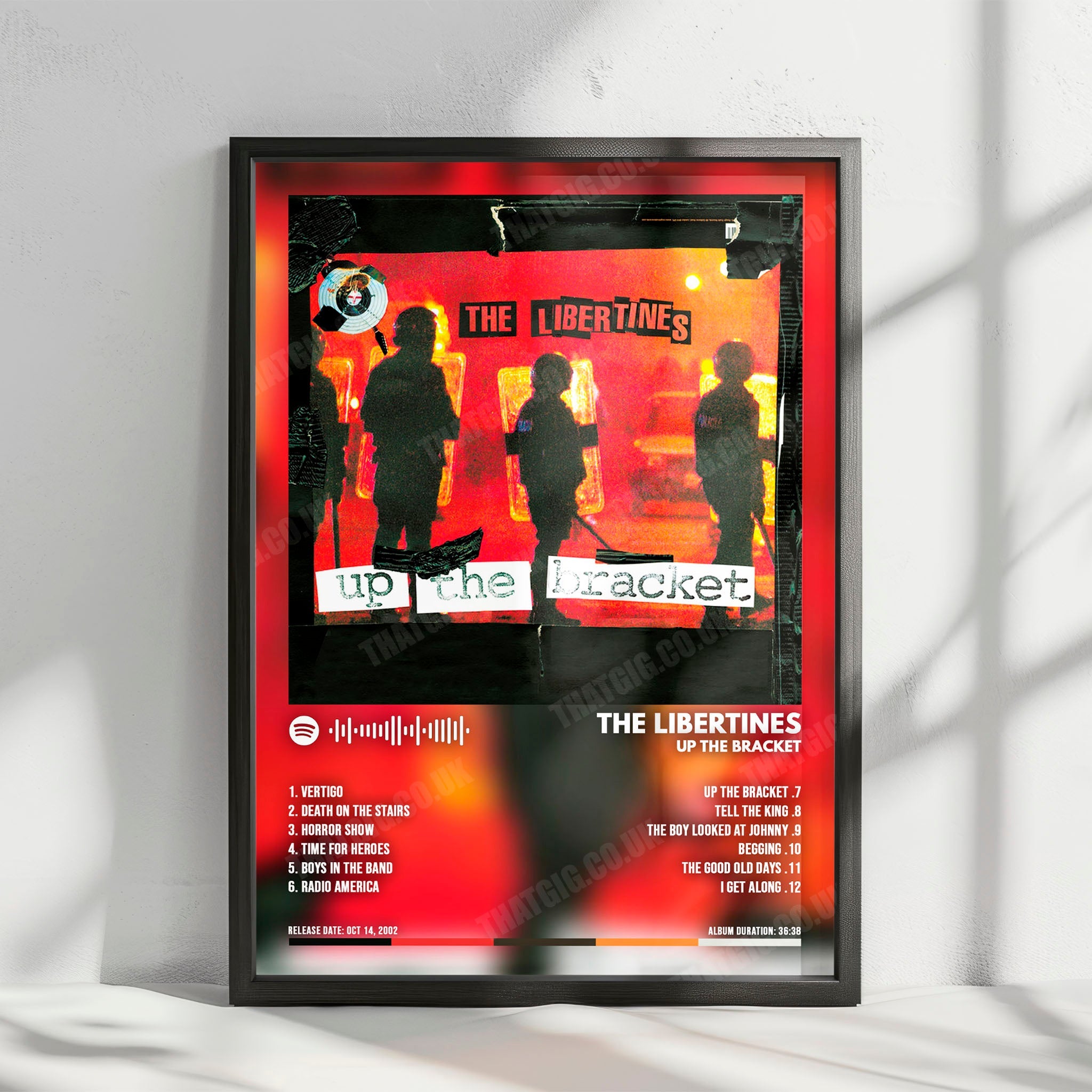 The Libertines "Up The Bracket" Album Cover Poster - with Complete Tracklist