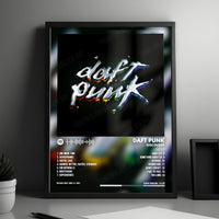 Daft Punk "Discovery  " Album Cover Poster - with Complete Tracklist