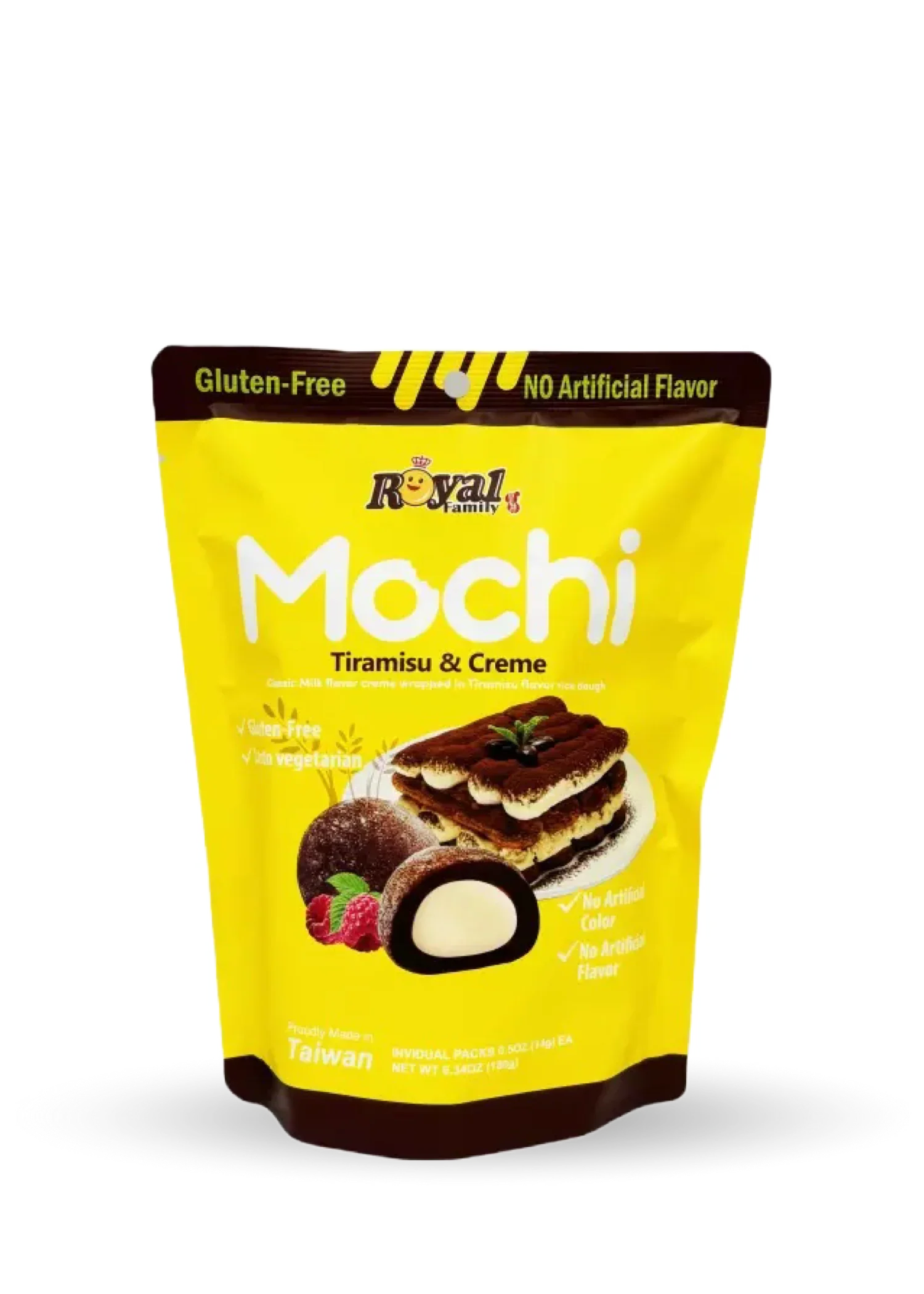 ROYAL FAMILY Mochi Tiramius & Creme 180g