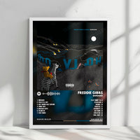 Freddie Gibbs & Madlib "Bandana" Album Cover Poster - with Complete Tracklist