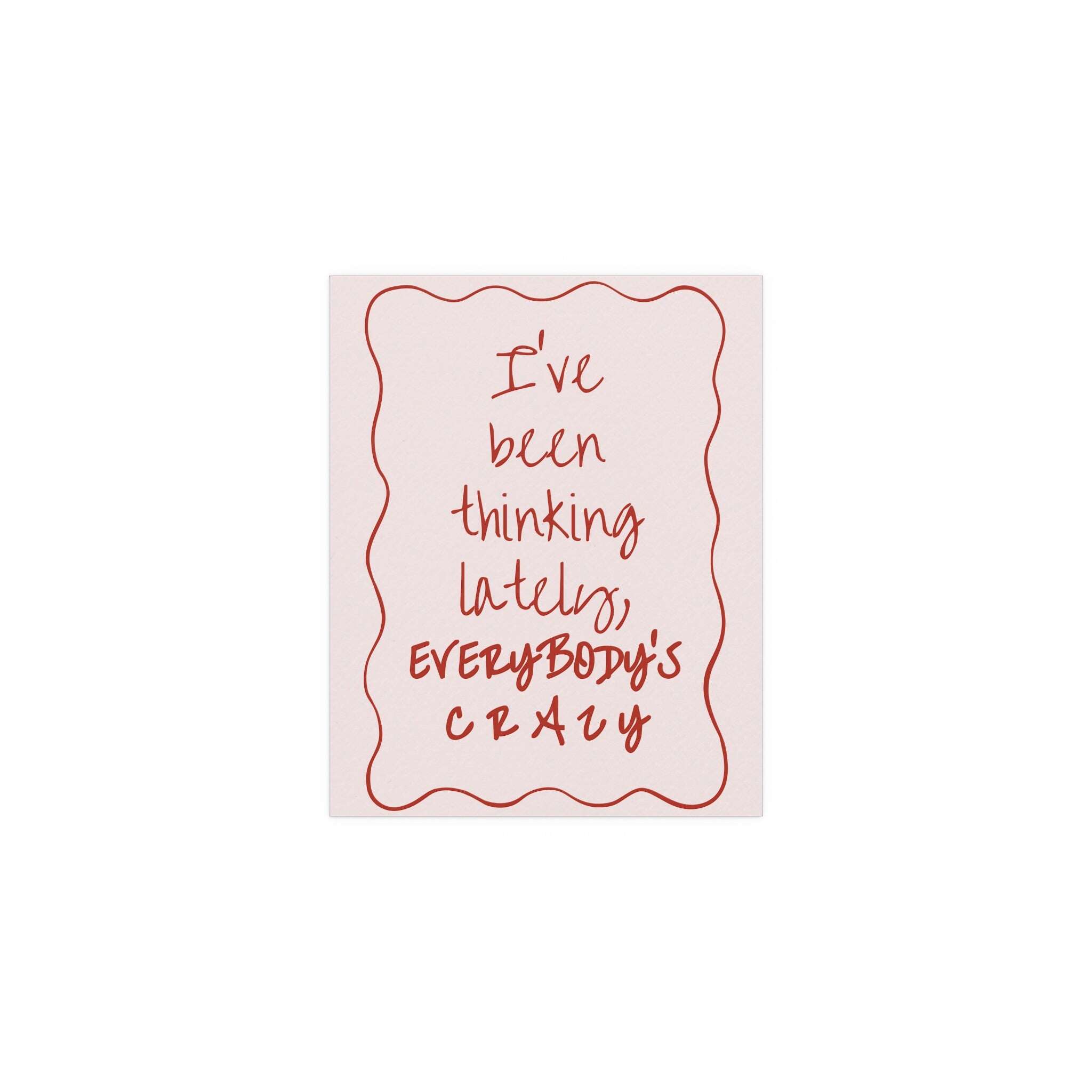 Olivia Dean - Everybody's Crazy (Pink & Red)