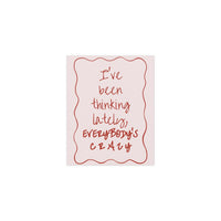 Olivia Dean - Everybody's Crazy (Pink & Red)