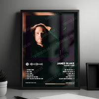 James Blake "Assume Form" Album Cover Poster - with Complete Tracklist