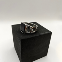 Cuban Link Onyx Ring