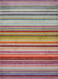 Villa Multicolour Striped Rug