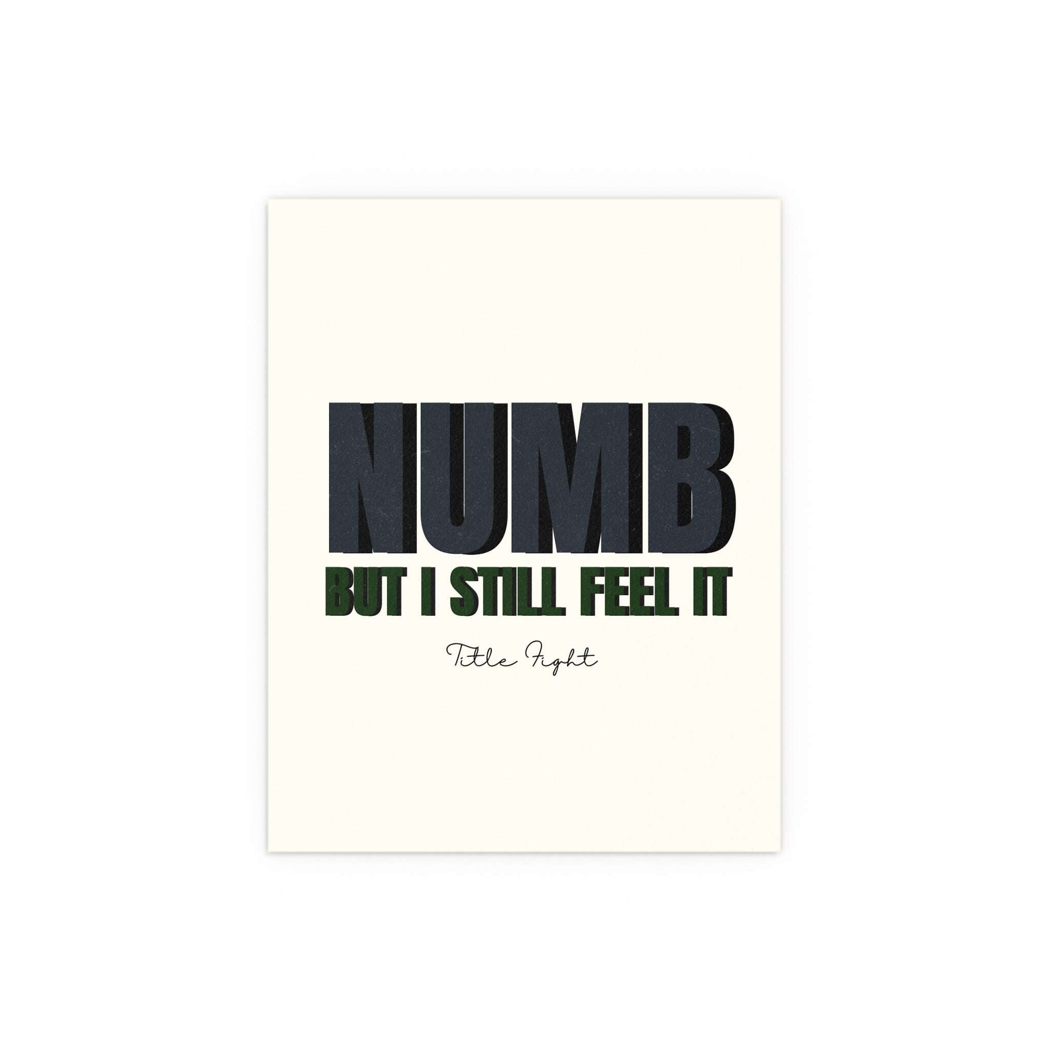Title Fight - Numb, But I Still Feel It