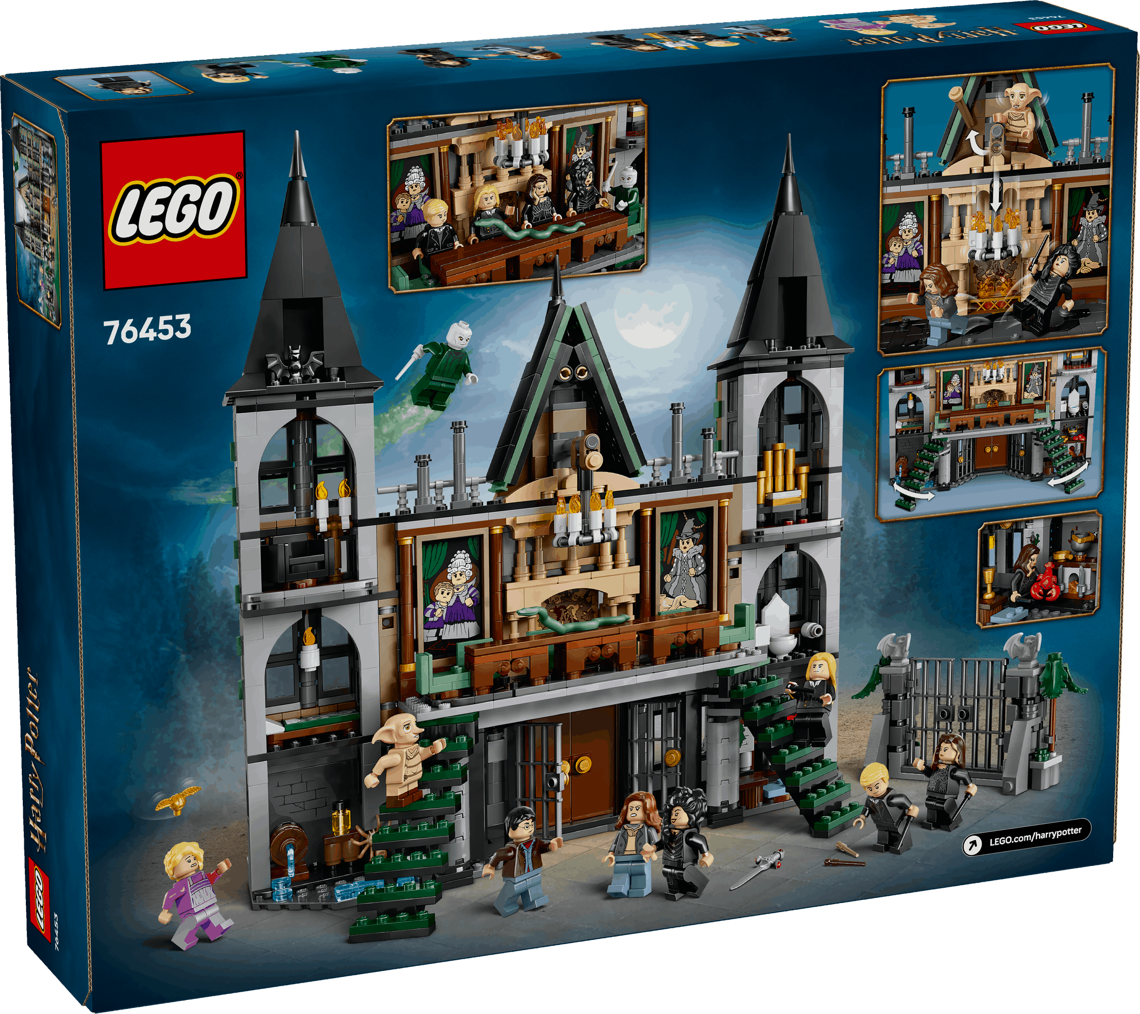 Lego Harry Potter 76453 Malfoy Manor Buildable Playset for Age 10 & Up