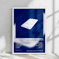 Spiritualized "Ladies And Gentlemen We Are Floating In Space" Album Cover Poster - with Complete Tracklist