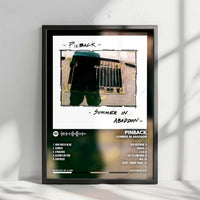 Pinback "Summer in Abaddon" Album Cover Poster - with Complete Tracklist