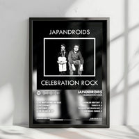 Japandroids "Celebration Rock" Album Cover Poster - with Complete Tracklist