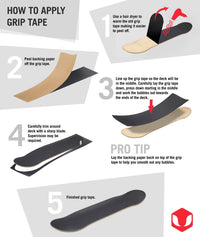 Venom Skateboards Professional Perforated Grip Tape 9" x 33" Skateboard Griptape