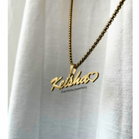 Custom Name ‘Latoya’ Necklace - With/Without Symbol