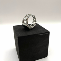 Cuban Link Onyx Ring