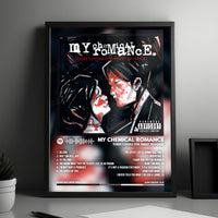 My Chemical Romance "Three Cheers for Sweet Revenge  " Album Cover Poster - with Complete Tracklist