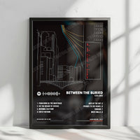 Between the Buried and Me "Colors" Album Cover Poster - with Complete Tracklist