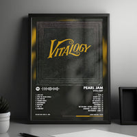 Pearl Jam "Vitalogy" Album Cover Poster - with Complete Tracklist