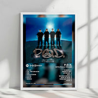 P.O.D. "Satellite" Album Cover Poster - with Complete Tracklist