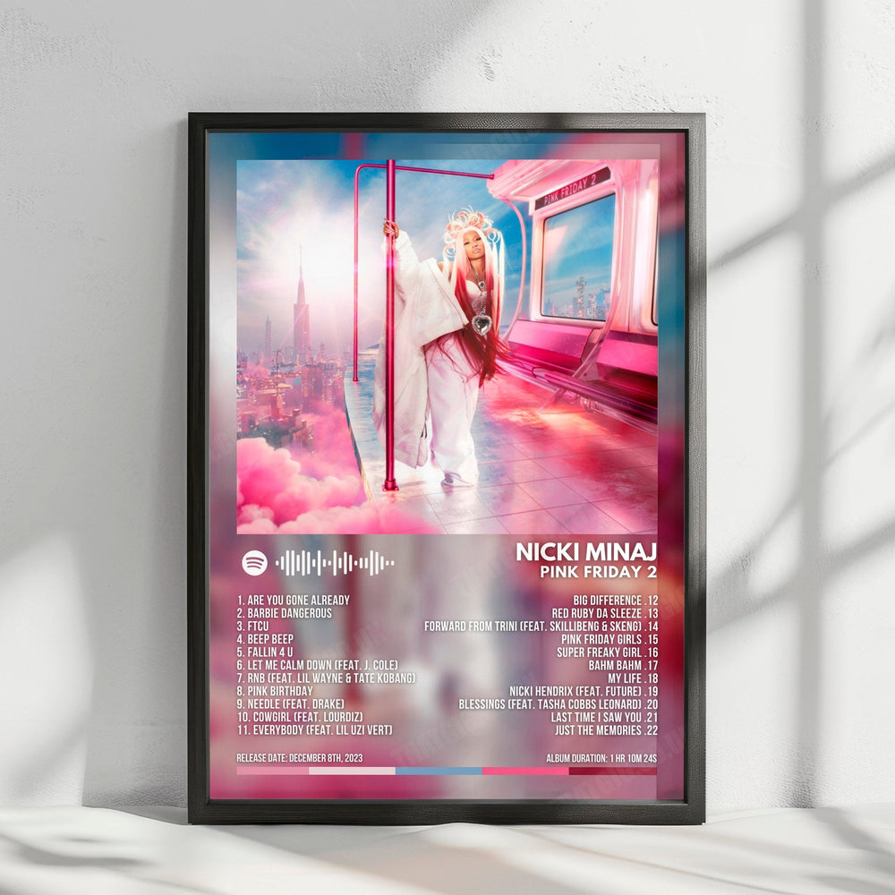 Nicki Minaj Pink Friday 2: Album Cover Poster