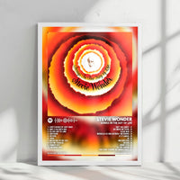 Stevie Wonder "Songs in the Key of Life  " Album Cover Poster - with Complete Tracklist