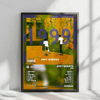 Joey Bada$$ "1999" Album Cover Poster - with Complete Tracklist