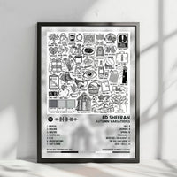 Ed Sheeran "Autumn Variations" Album Cover Poster - with Complete Tracklist
