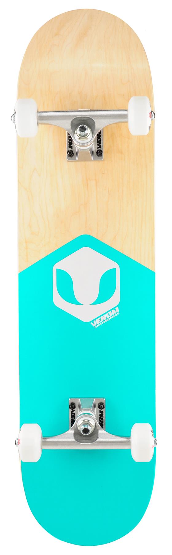 Venom Pro Complete Skateboard - Teal Dip Logo - 8.0"
