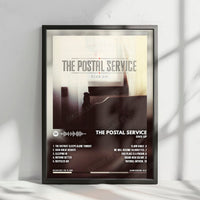 The Postal Service "Give Up  " Album Cover Poster - with Complete Tracklist