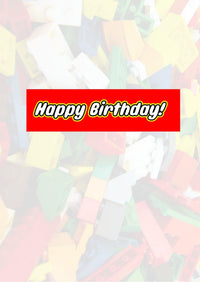 Curious Minds Building Bricks Children's Birthday Card (105 x 148 mm)