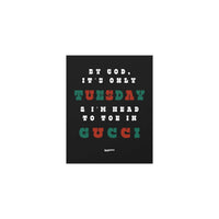 Blossoms - I Like Your Look (Black + Green + Red)