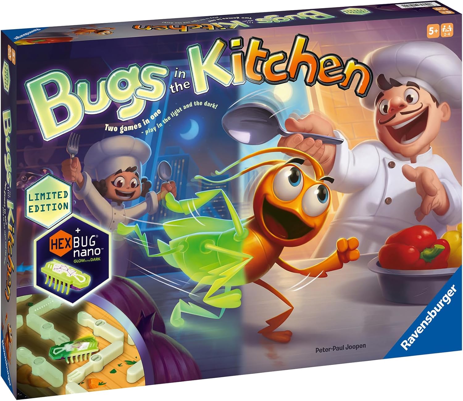 Glow in the Dark Bugs in the Kitchen Board Game
