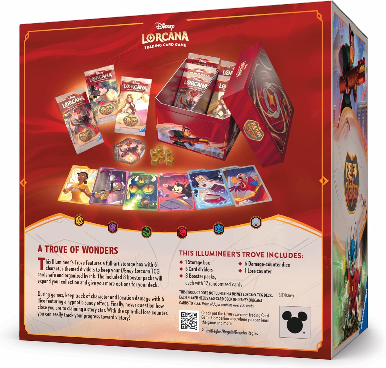 Disney Lorcana Trading Card Game - Reign of Jafar Illumineer's Trove Set - Set 8