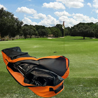 Fortitude Sports Golf Travel Bag, Golf Travel Case With Wheels, Thick Nylon Wheeled Waterproof Durable Protective Golf Flight Bag Cover 133cm x 37cm x
