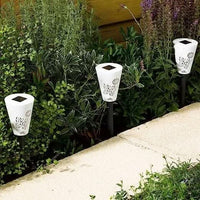 Solar Powered Silhouette Butterfly Stake Lights 6 pack White & Colour Changing